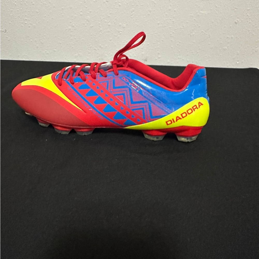 Diadora Red and Blue Sneakers Athletic Performance